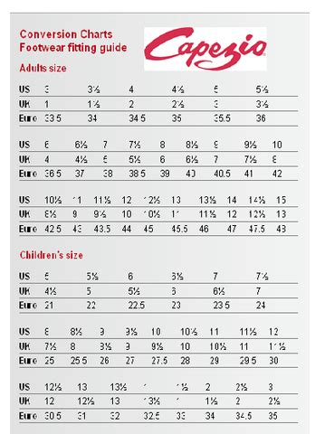 capezio jazz shoe sizing